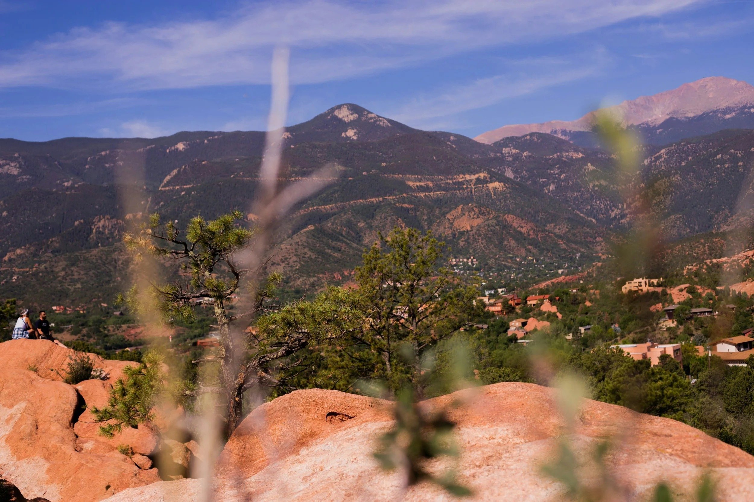 Scenic view of the Colorado Springs mountain range and Pikes Peak, highlighting the local landscape served by Dailey Law’s estate planning and family law practice.